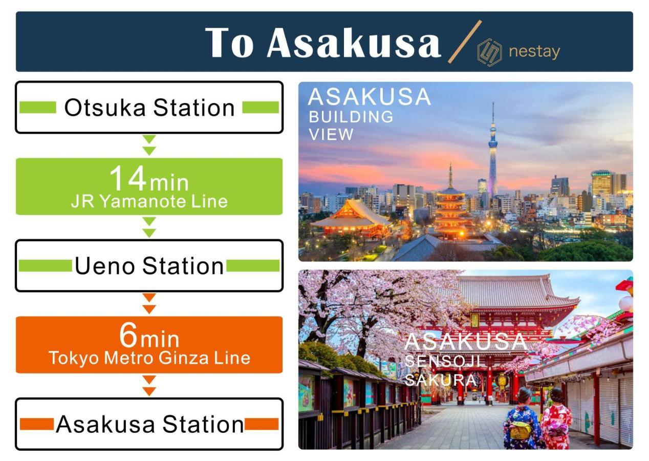 Nestay Inn Tokyo Otsuka 201 Exterior foto